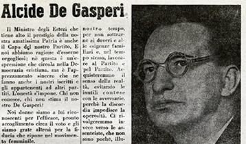 Alcide de Gasperi