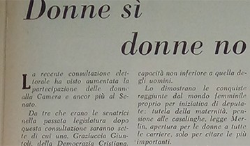 Donne sì, donne no